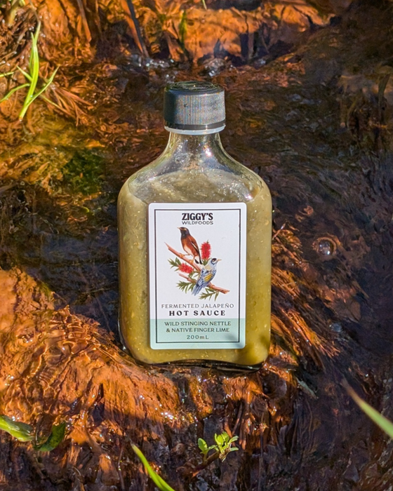 Wild Stinging Nettle & Fingerlime Hot Sauce