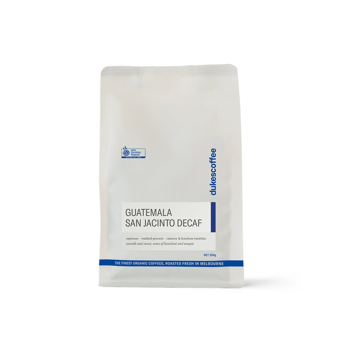 Dukes Organic Coffee - Decaf Organic Single Origin Coffee Guatemala "San Jacinto" | Whole Bean