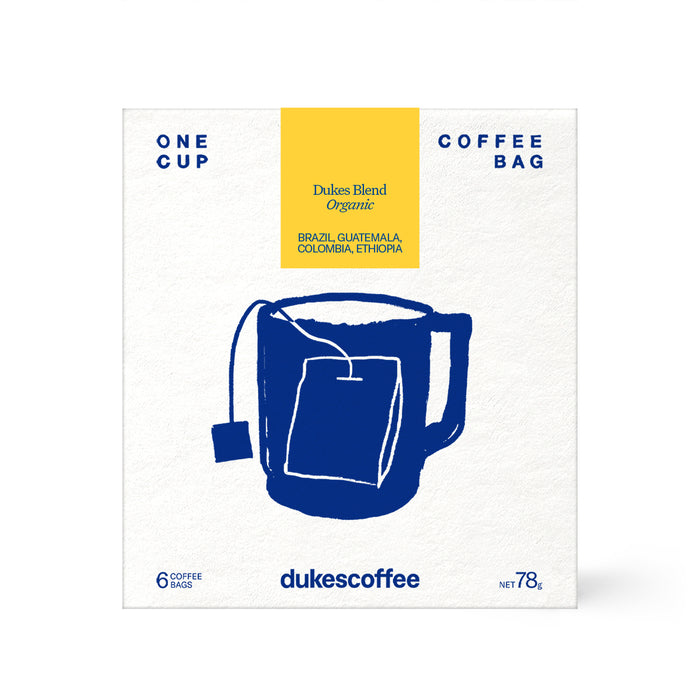 Dukes Organic Coffee - OneCup Coffee Bags | Dukes Organic Blend