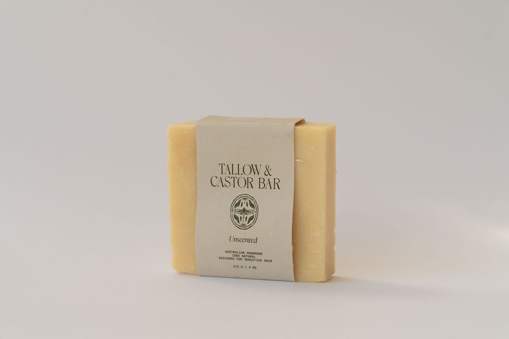 Naked Tallow - Tallow & Castor Bar - Unscented