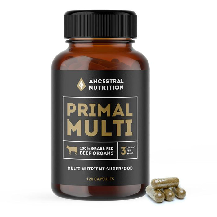 6x Primal Multi - Beef Liver Capsules - 100% Grass Fed - Ancestral Nutrition