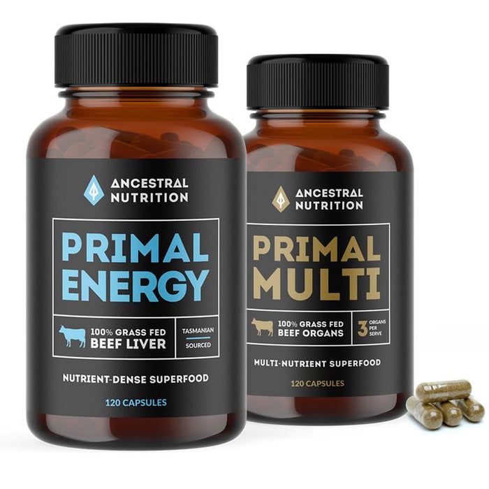 Primal Twin Pack - 100% Grass Fed Beef Organ Superfood